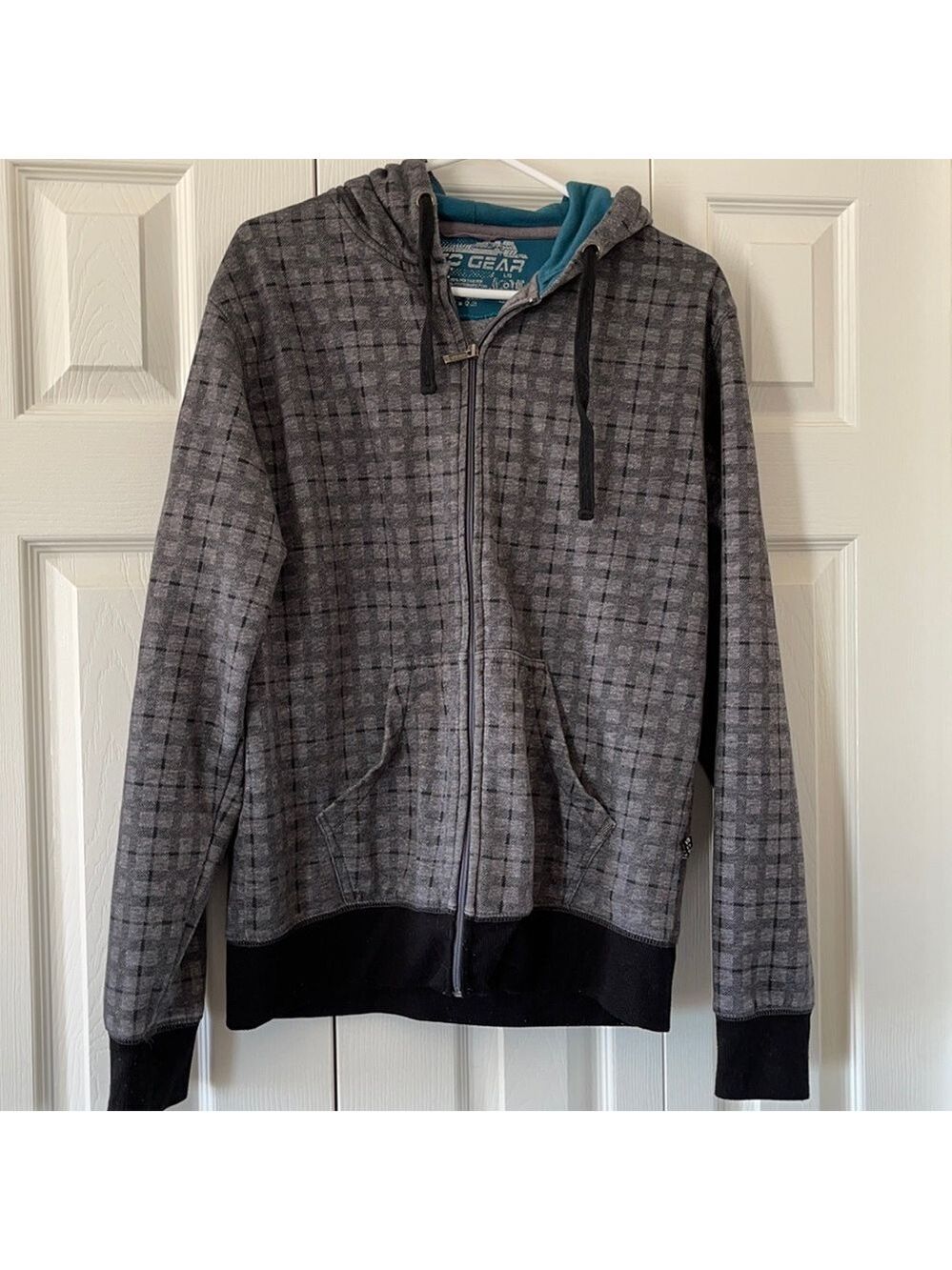 Moto Gear zip up hoodie size L🔥